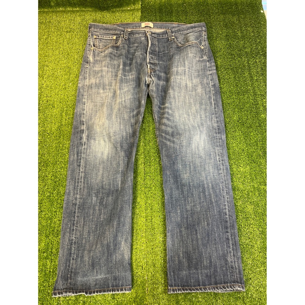 Levis 501 XX Original Fit Straight Leg Jeans Mens 40x30 Blue Medium Wash Denim
